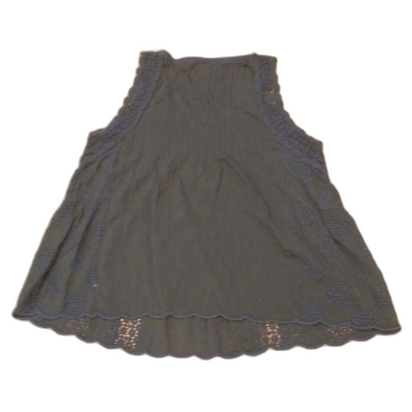 Johnny Was Black Sheer Eyelet Top Size Large - Picture 2 of 2